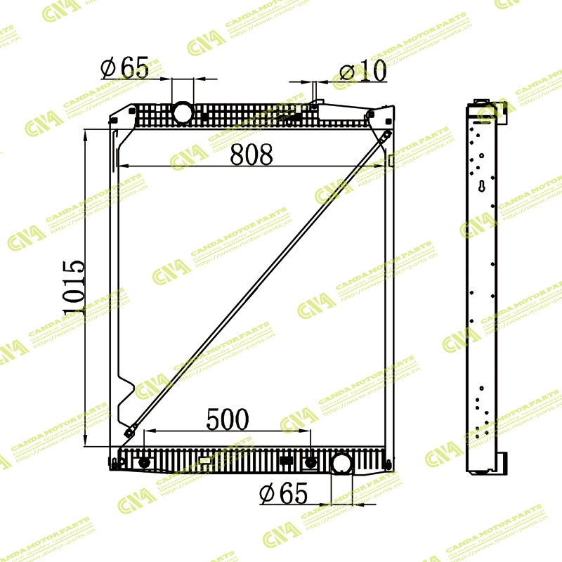 Radiator MERCEDES 9425001203