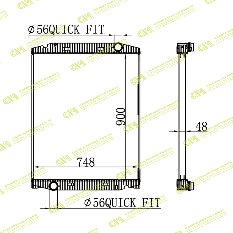 Radiator IVECO 504011119