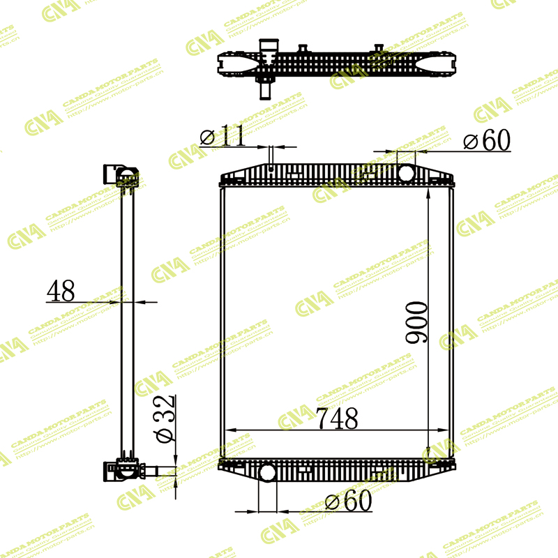 Radiator IVECO IVECO EROSTAR92-MT