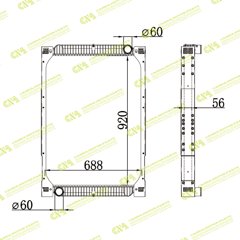 Radiator DAEWOO 32611-01150