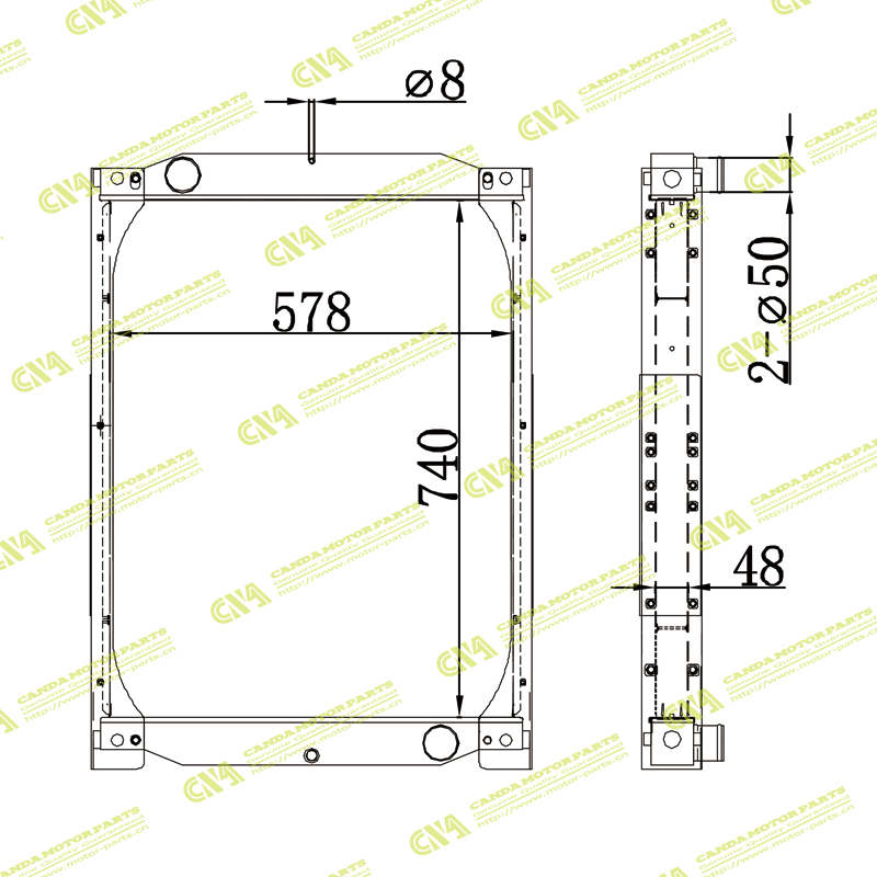 Radiator DAEWOO 32611-01090