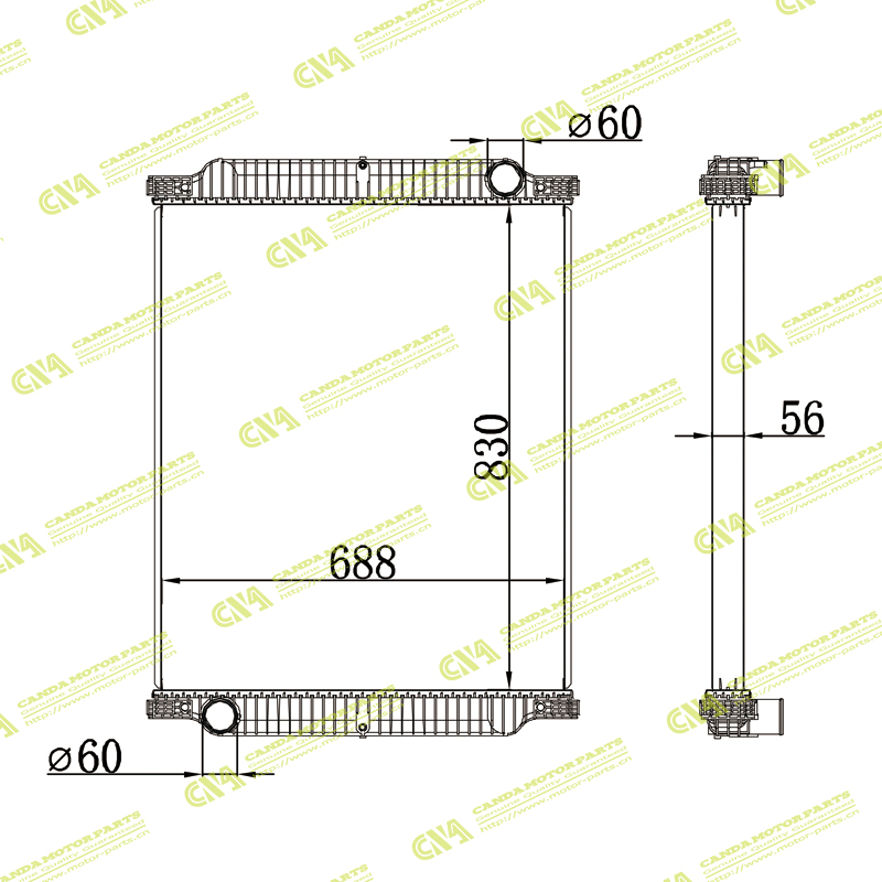 Radiator DAEWOO Daewoo truck MT