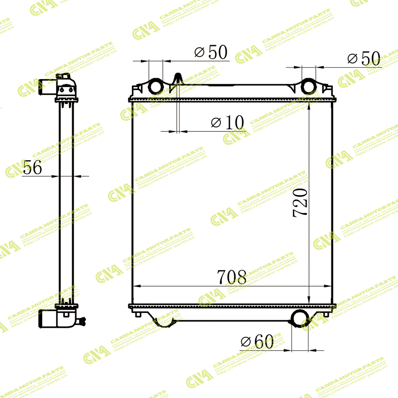 Radiator ISUZU GIGA MAXMT