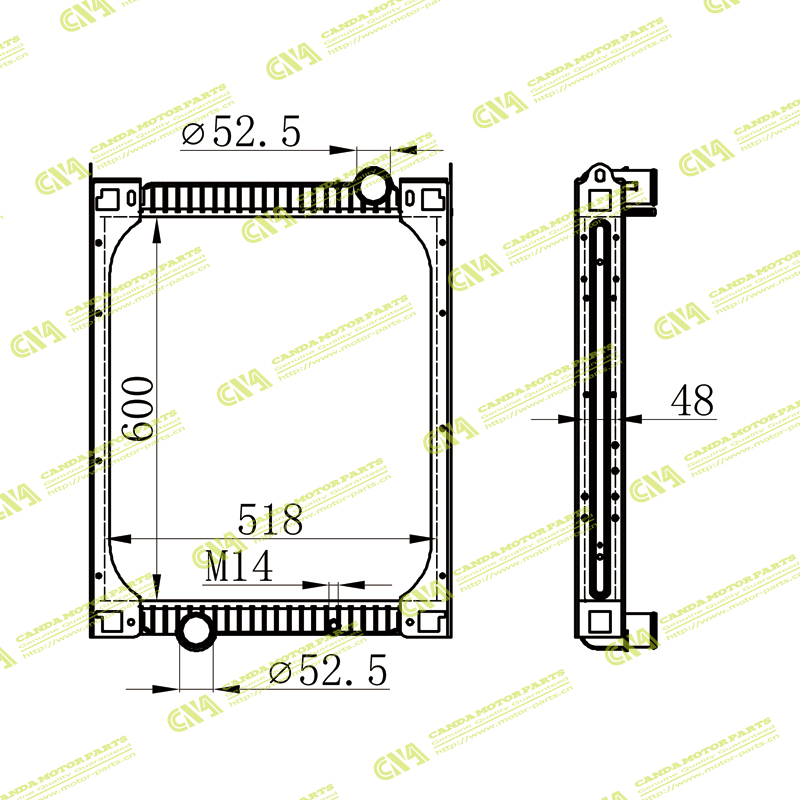 Radiator KIA KIA MT