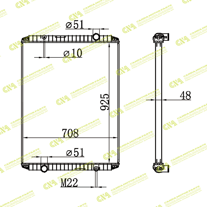 Radiator RENAULT 5010315643