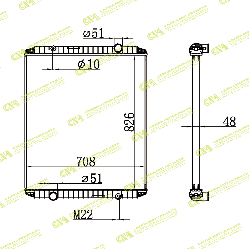 Radiator RENAULT 5010230484
