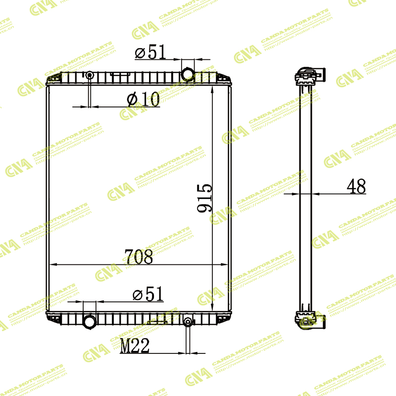 Radiator RENAULT 5010315132