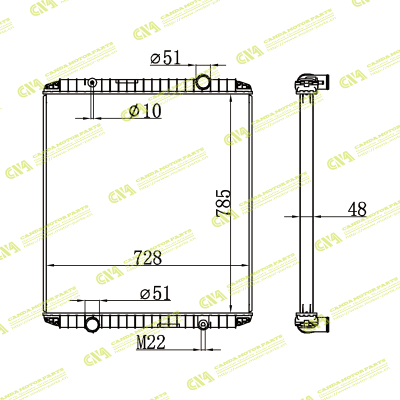 Radiator RENAULT 5010230826