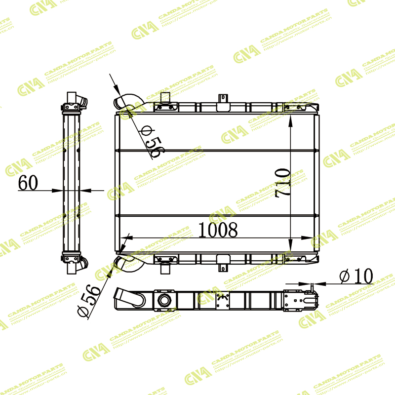 Radiator SCANIA 1321888