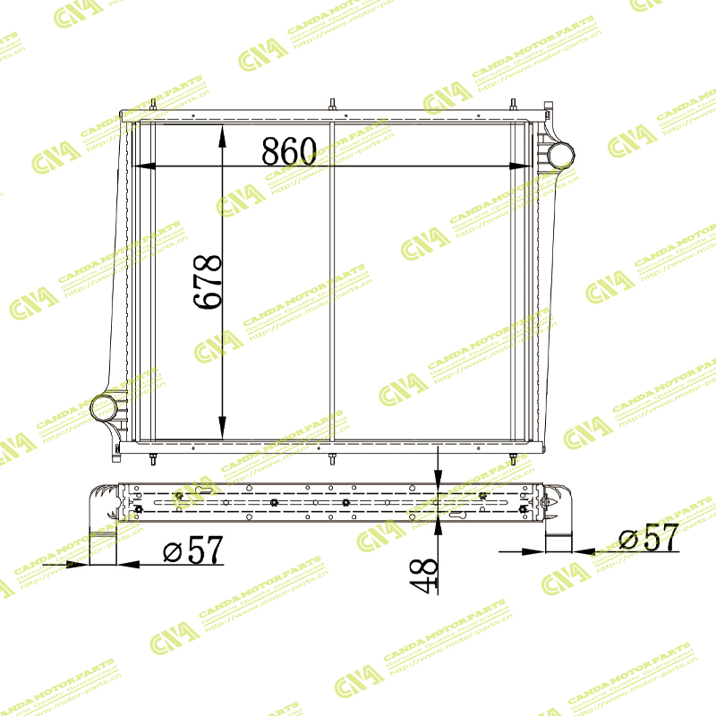 Radiator SCANIA 1365371/1516491