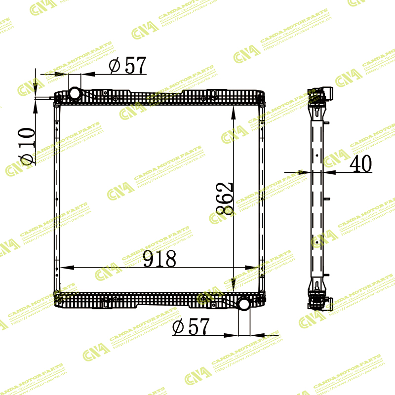 Radiator SCANIA 1776026