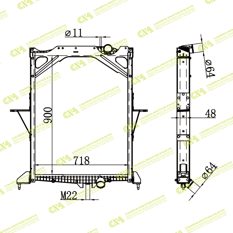 Radiator VOLVO 1676436/20460178