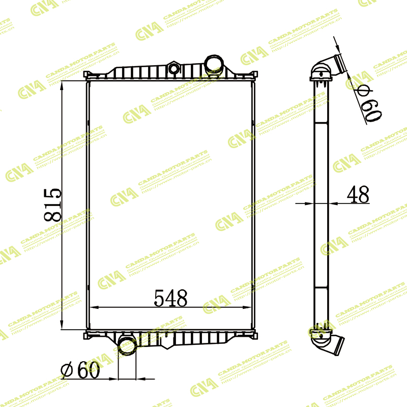 Radiator VOLVO VOLVO FL 6 91-99 MT
