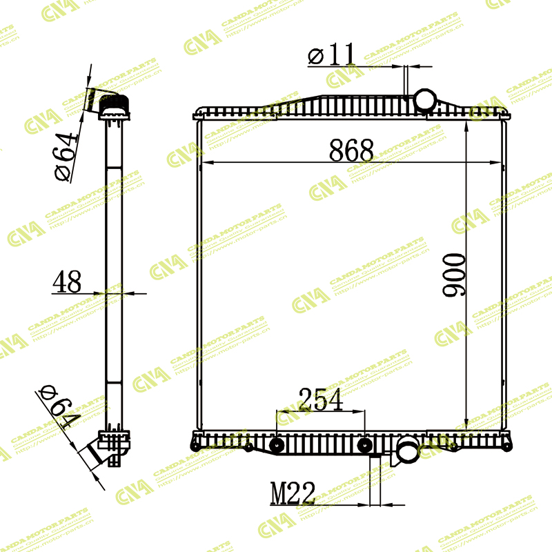 Radiator VOLVO 06032701/1003579