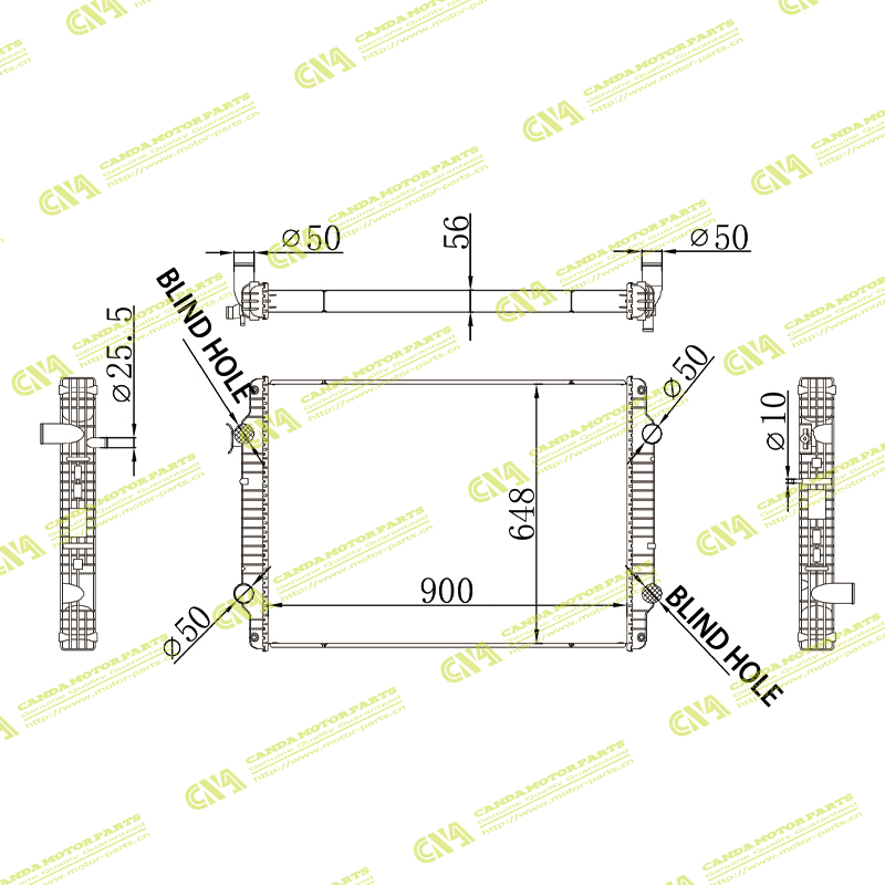 Radiator VOLKSWAGEN 2T2121253AA