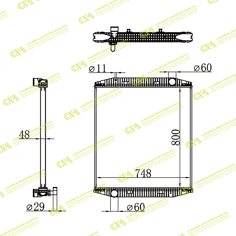 Radiator IVECO IVECO EROSTAR 93- MT