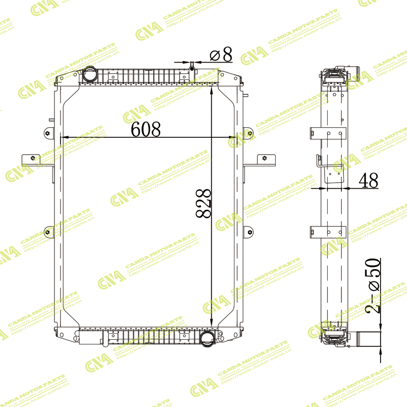 Radiator FORD 9C458005DA/BC458005DA