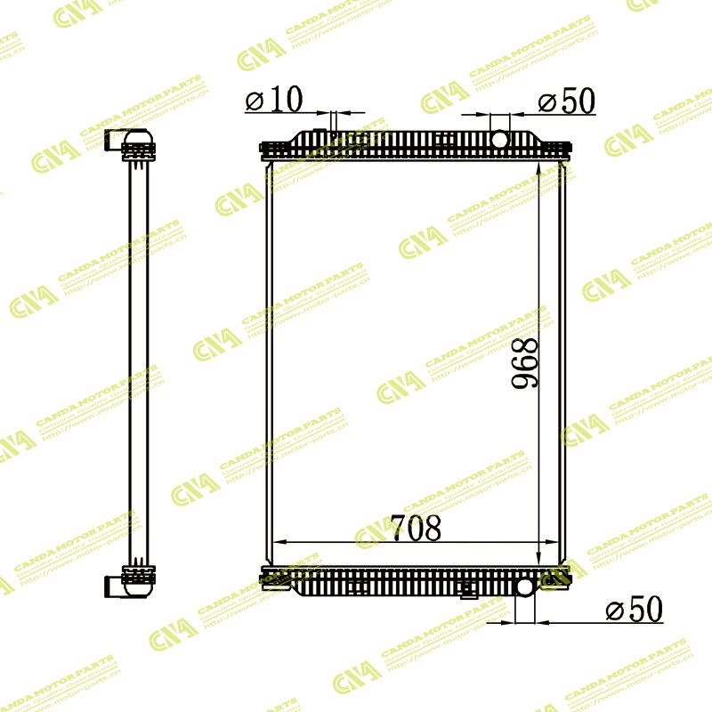 Radiator RENAULT 210 05- MT