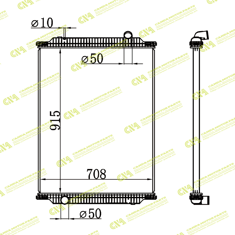 Radiator RENAULT 210 05- MT