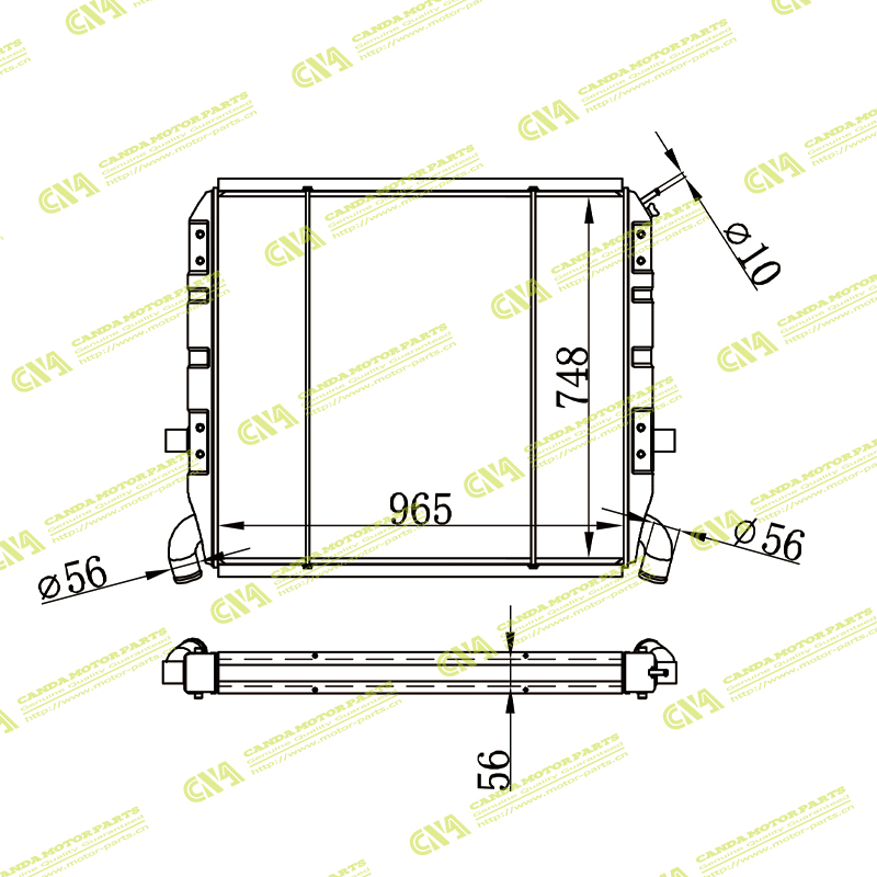 Radiator SCANIA 3-SERIES T 113 00-06 MT
